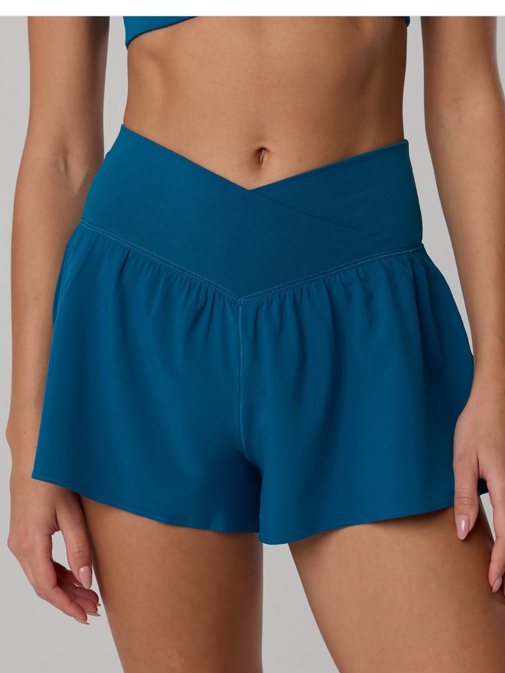 OFFLINE by aerie Real Me Crossover Flowy Short in Blue